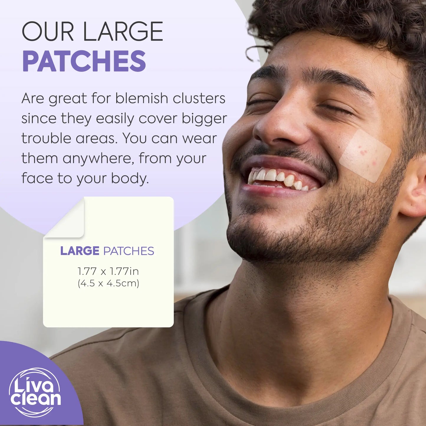 Overnight. Gone by morning. | Hydrocolloid Acne Patches