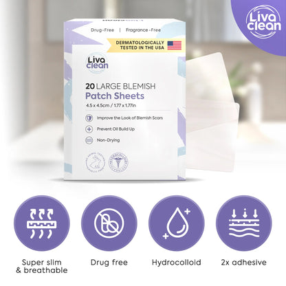 Overnight. Gone by morning. | Hydrocolloid Acne Patches