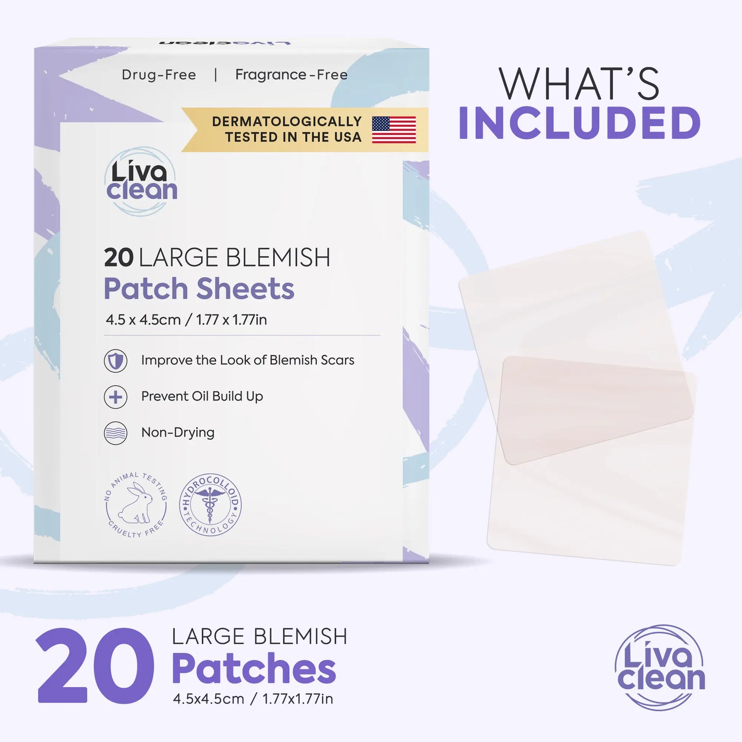Overnight. Gone by morning. | Hydrocolloid Acne Patches